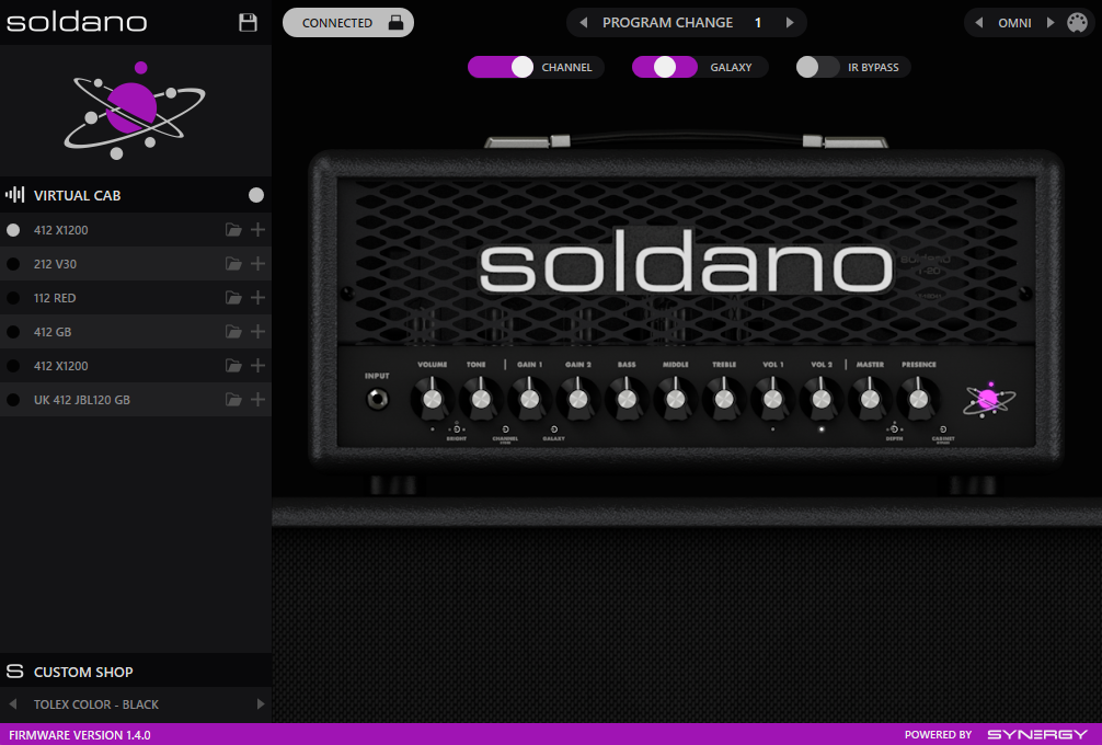 Soldano ASTRO-20 3-Channel All-Tube 20-Watt Guitar Amp Head