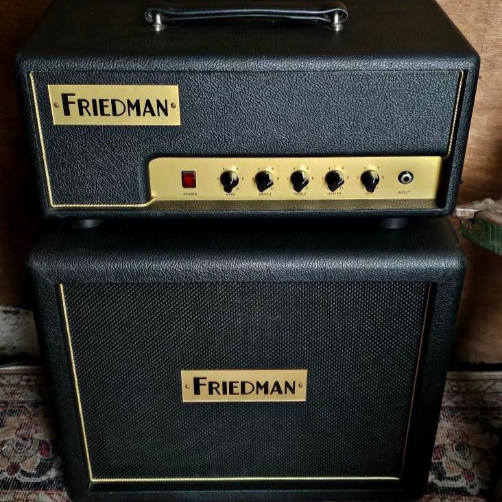 Scala Owned & Signed Friedman Handwired PT-20 "Pink Taco" 20-Watt Guitar Amp Head and PT-112 Cab Bundle - Used Mint