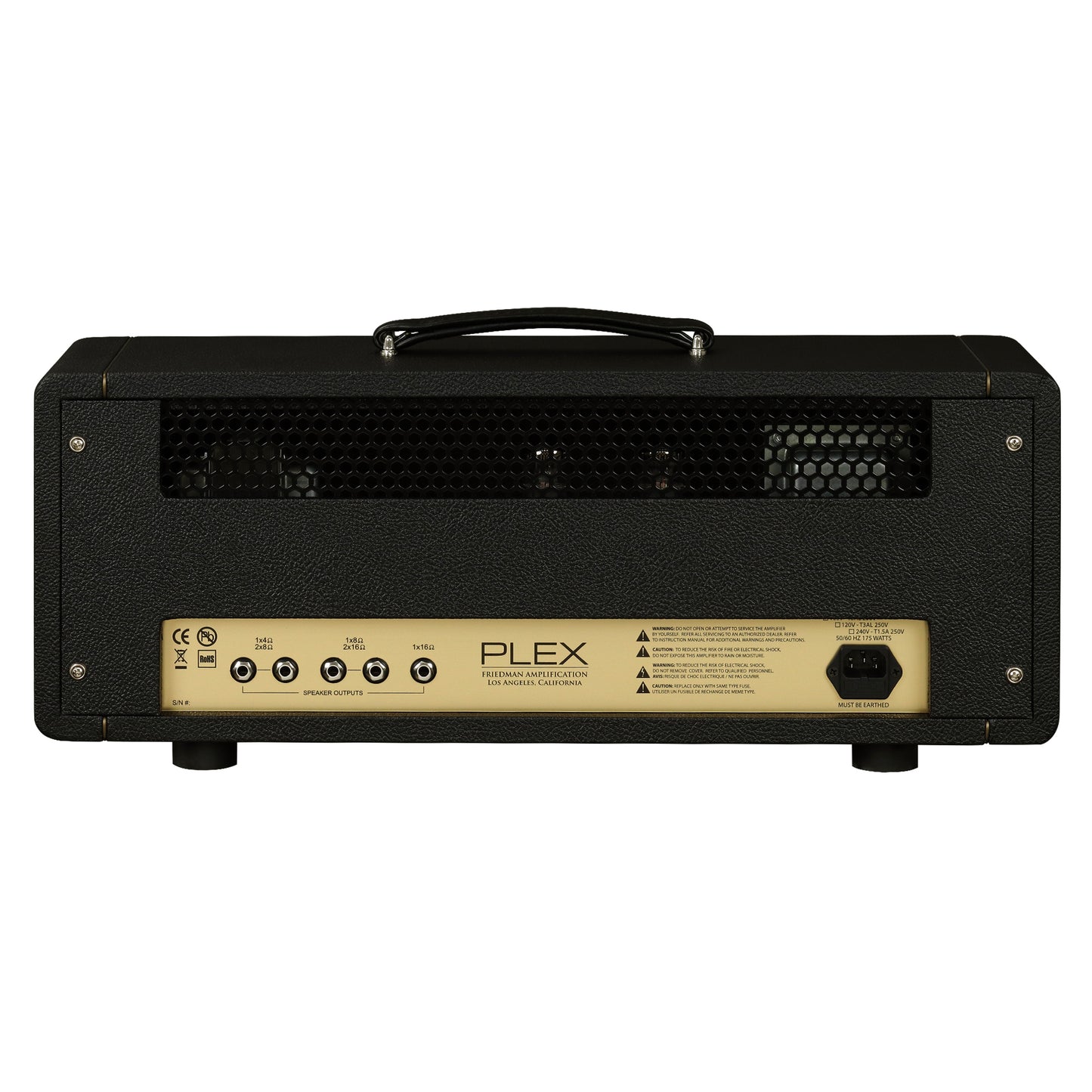 Friedman Vintage PLEX 50-watt All-Tube Head - Black