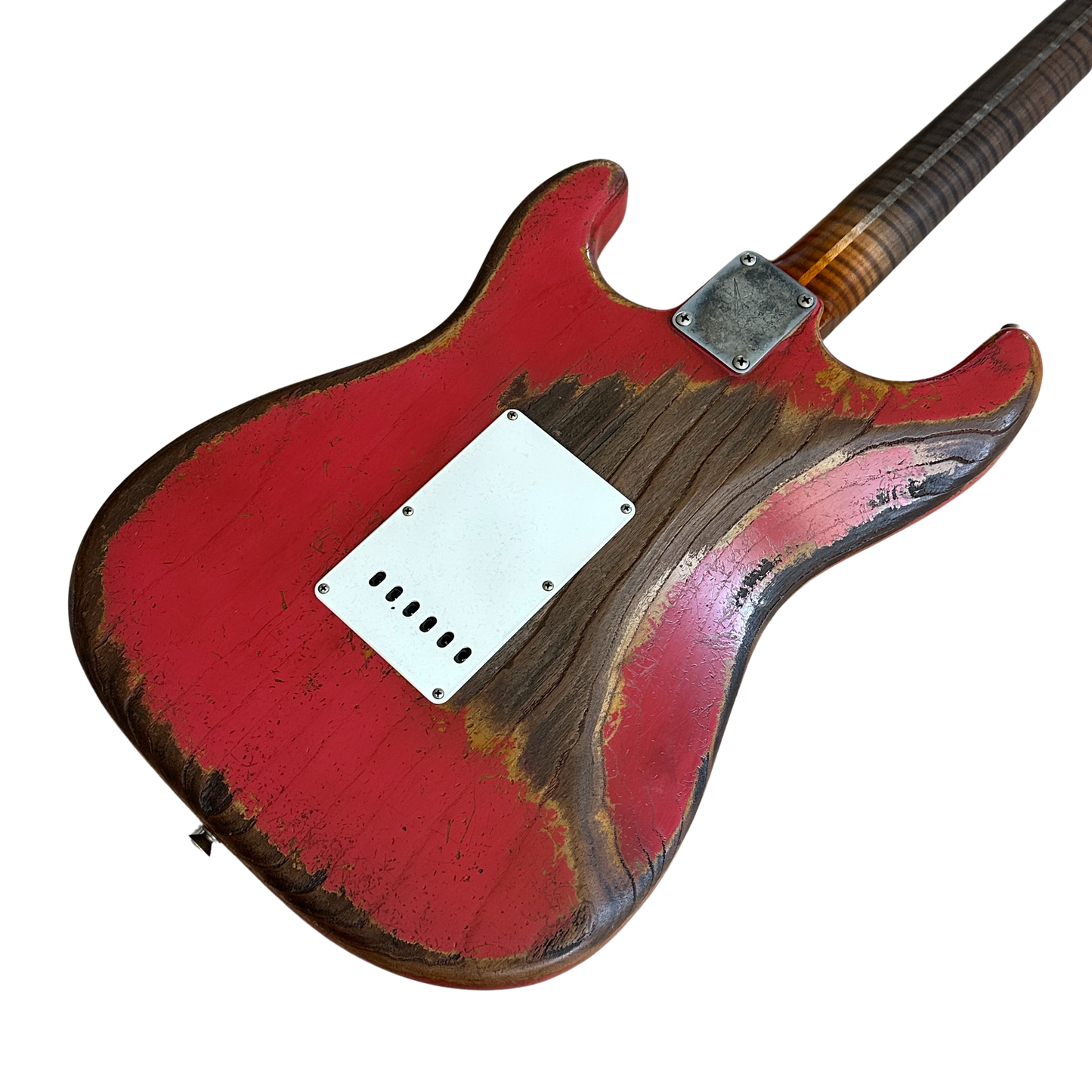 Fender Custom Shop Masterbuilt Dale Wilson '50s Roasted Stratocaster Heavy Relic Electric Guitar Fiesta Red