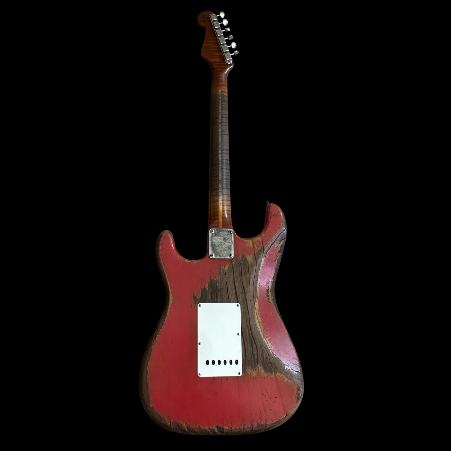 Fender Custom Shop Masterbuilt Dale Wilson '50s Roasted Stratocaster Heavy Relic Electric Guitar Fiesta Red