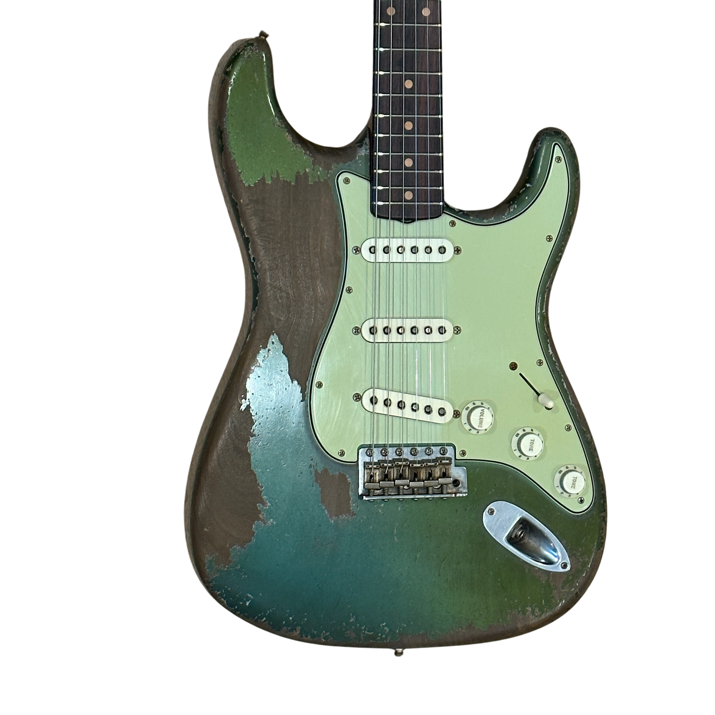 Fender Custom Shop Masterbuilt Dale Wilson '60s Roasted Stratocaster Heavy Relic Electric Guitar Sherwood Green