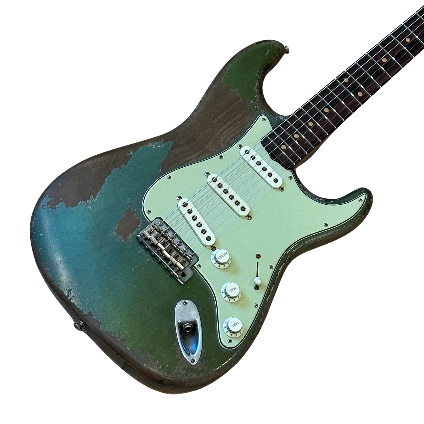 Fender Custom Shop Masterbuilt Dale Wilson '60s Roasted Stratocaster Heavy Relic Electric Guitar Sherwood Green