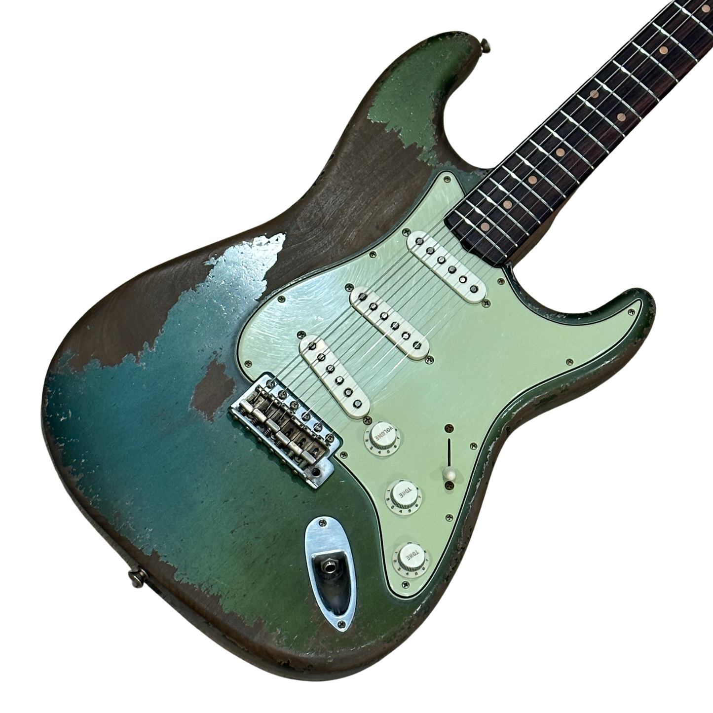 Fender Custom Shop Masterbuilt Dale Wilson '60s Roasted Stratocaster Heavy Relic Electric Guitar Sherwood Green