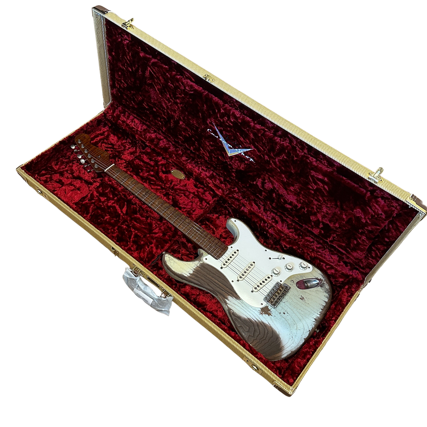 Fender Custom Shop Masterbuilt Dale Wilson '50s Roasted Stratocaster Heavy Relic Electric Guitar Sonic Blue