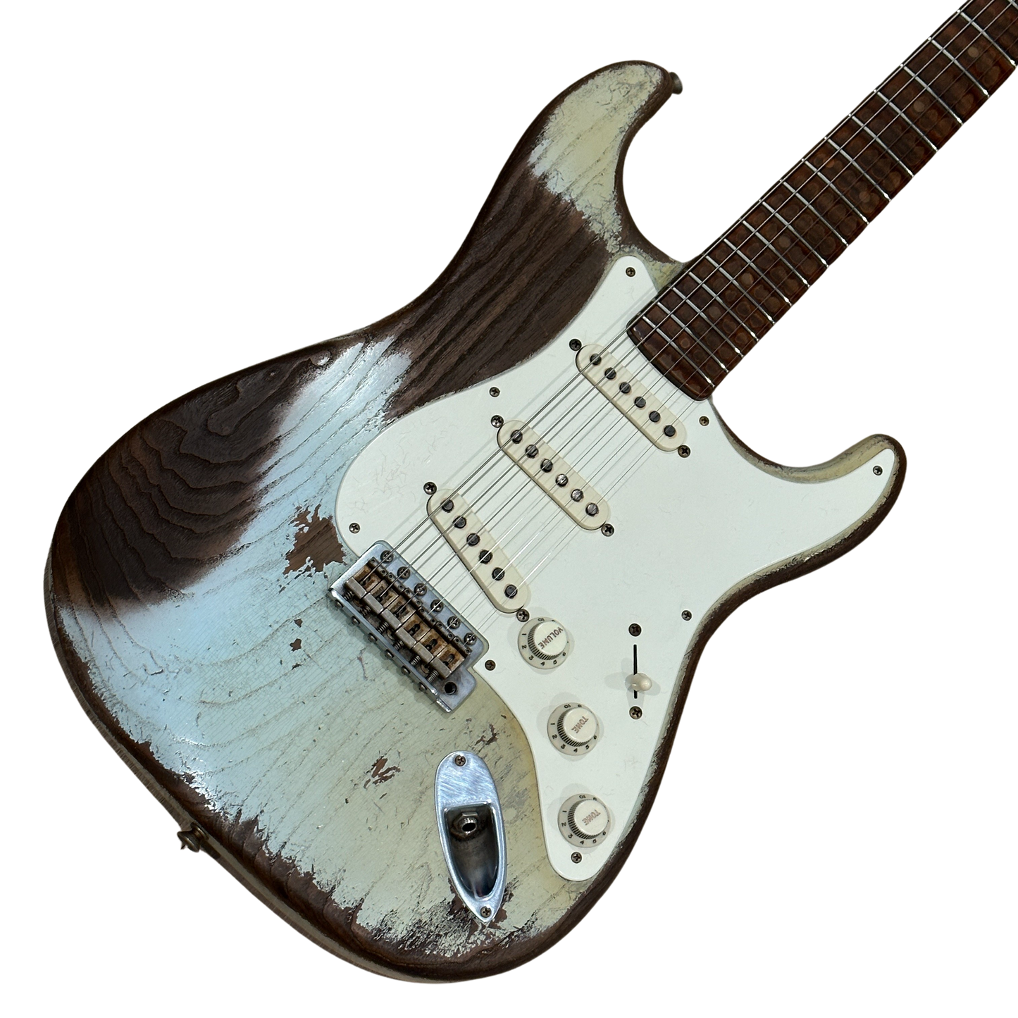 Fender Custom Shop Masterbuilt Dale Wilson '50s Roasted Stratocaster Heavy Relic Electric Guitar Sonic Blue