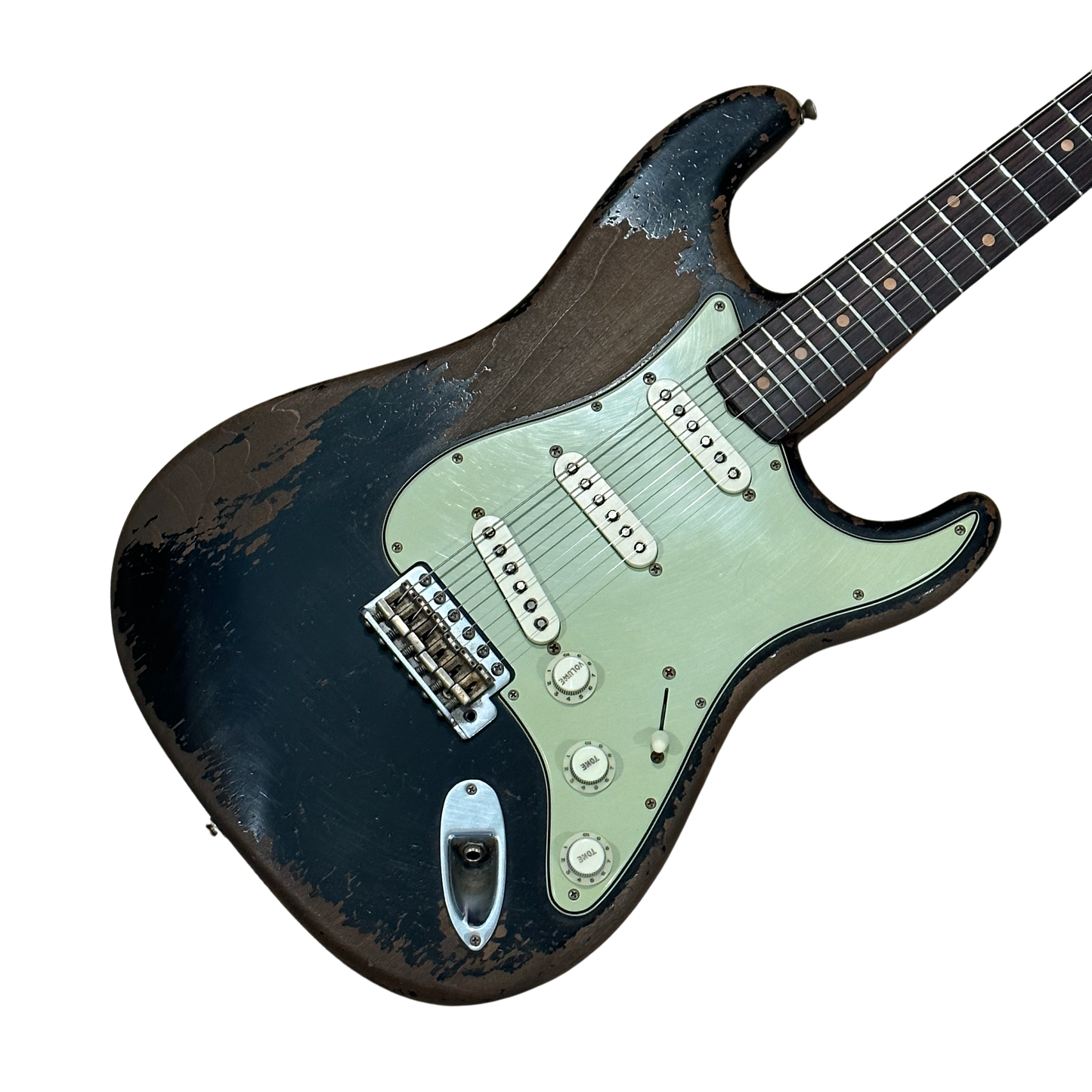 Fender Custom Shop Masterbuilt Dale Wilson '60s Roasted Stratocaster Heavy Relic Electric Guitar Black