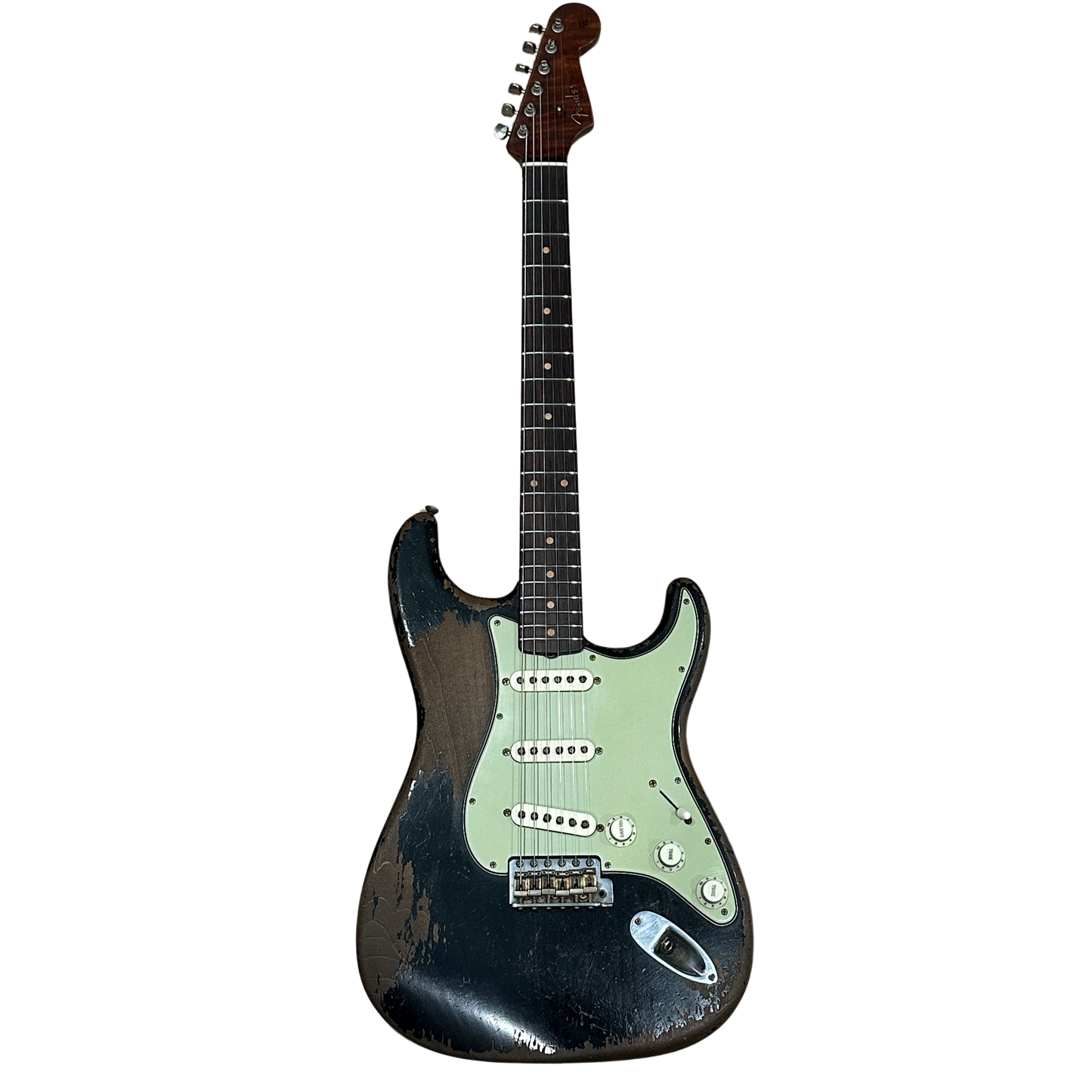 Fender Custom Shop Masterbuilt Dale Wilson '60s Roasted Stratocaster Heavy Relic Electric Guitar Black
