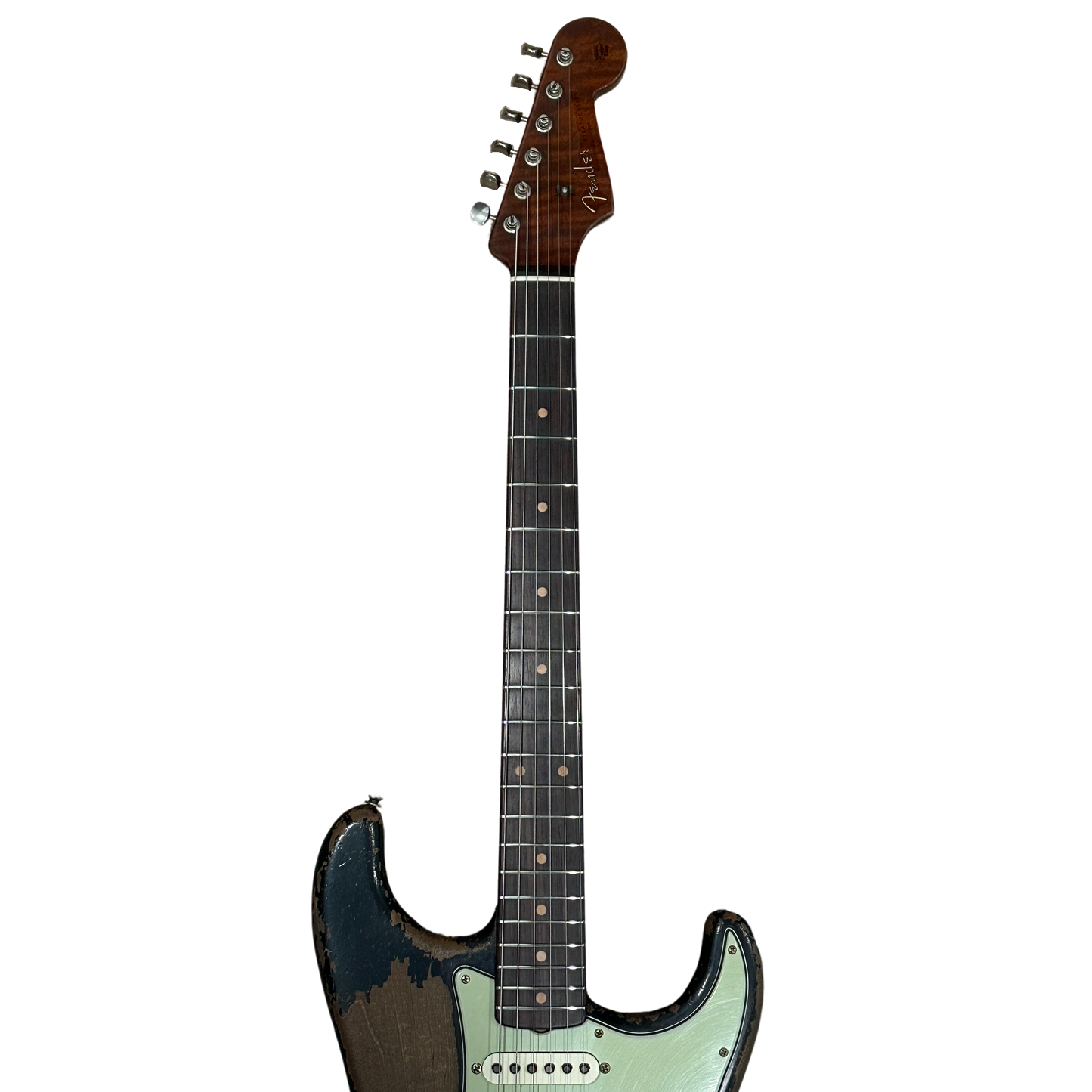 Fender Custom Shop Masterbuilt Dale Wilson '60s Roasted Stratocaster Heavy Relic Electric Guitar Black