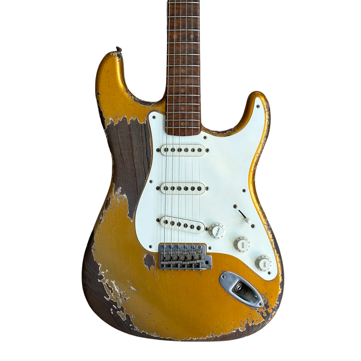 Fender Custom Shop Masterbuilt Dale Wilson '50s Roasted Stratocaster Heavy Relic Electric Guitar Aztec Gold