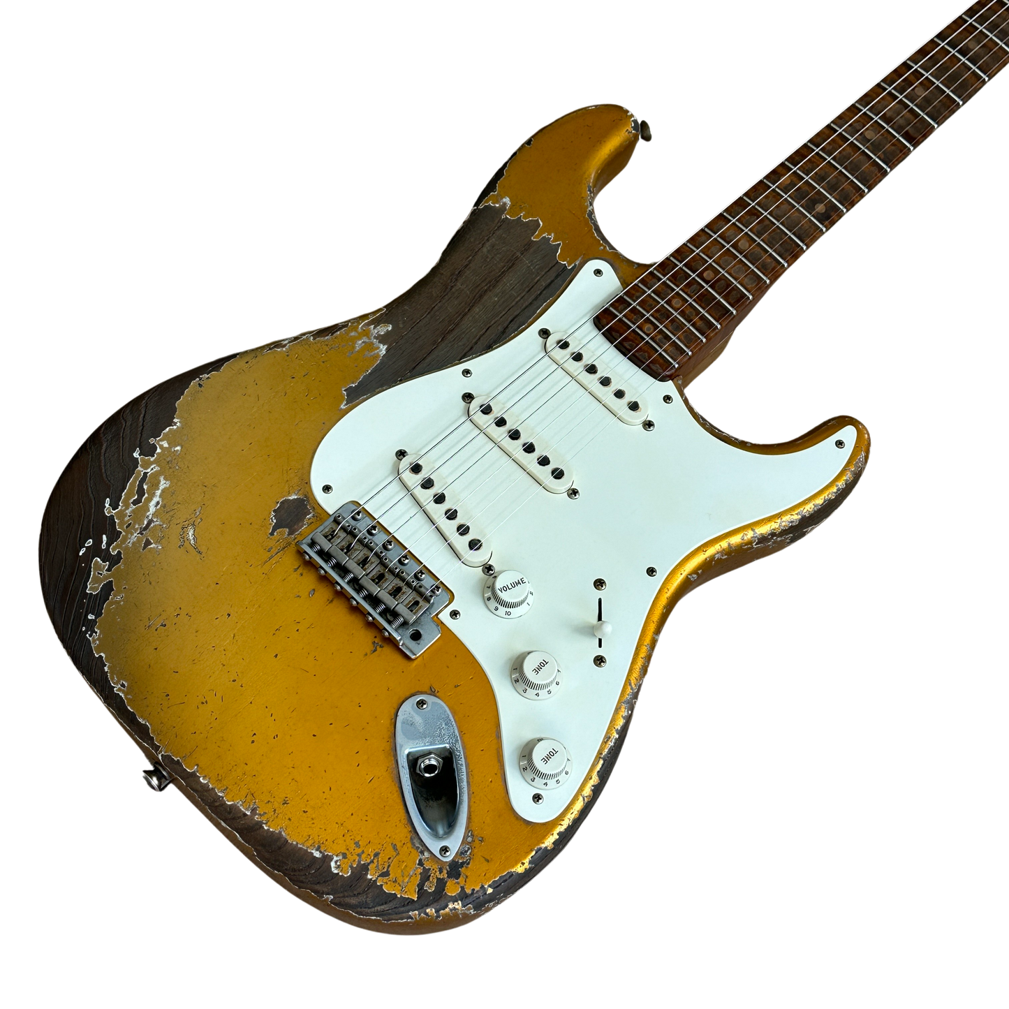 Fender Custom Shop Masterbuilt Dale Wilson '50s Roasted Stratocaster Heavy Relic Electric Guitar Aztec Gold