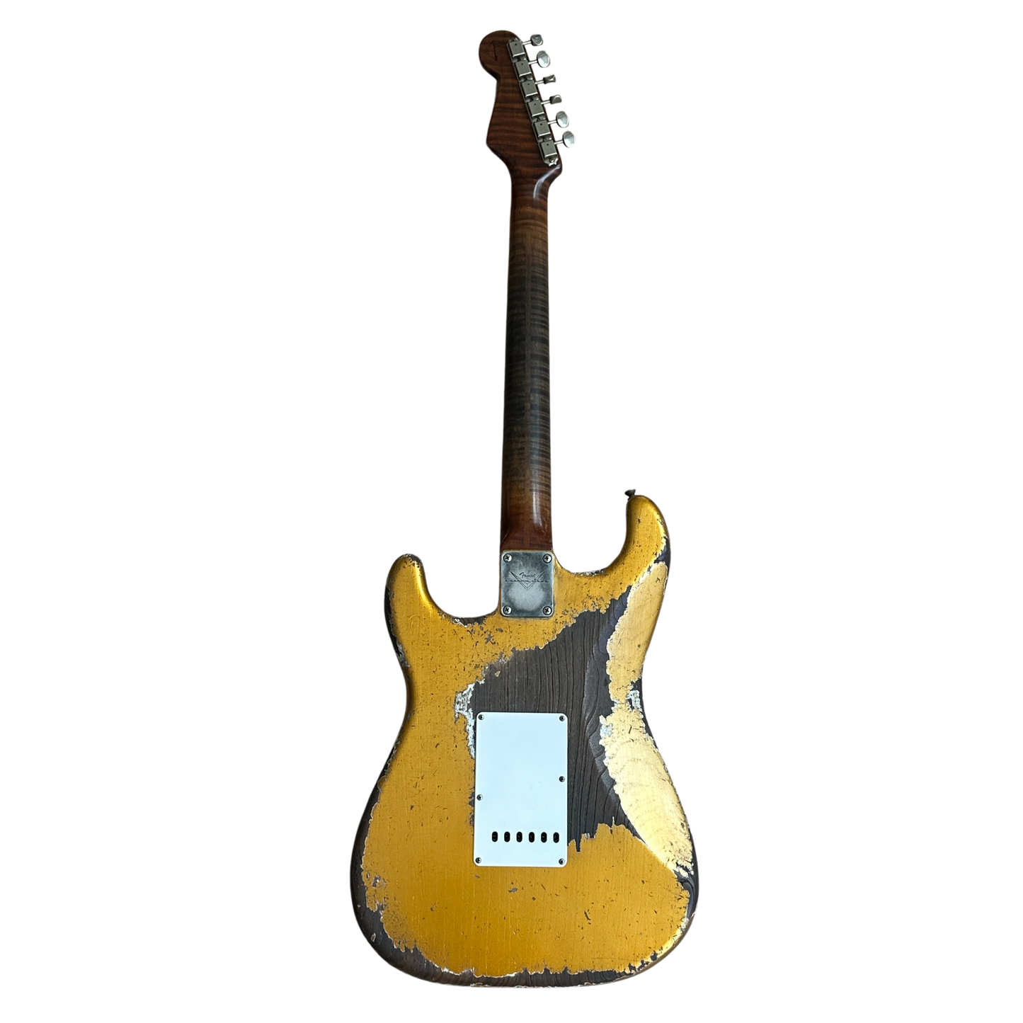 Fender Custom Shop Masterbuilt Dale Wilson '50s Roasted Stratocaster Heavy Relic Electric Guitar Aztec Gold