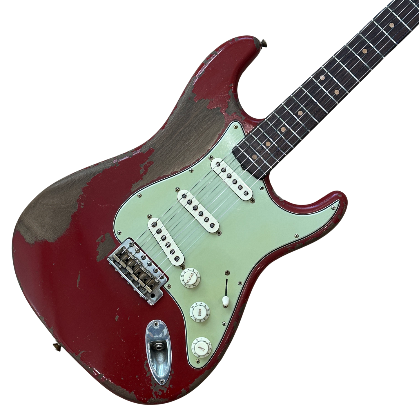 Fender Custom Shop Masterbuilt Dale Wilson '60s Roasted Stratocaster Heavy Relic Electric Guitar Dakota Red