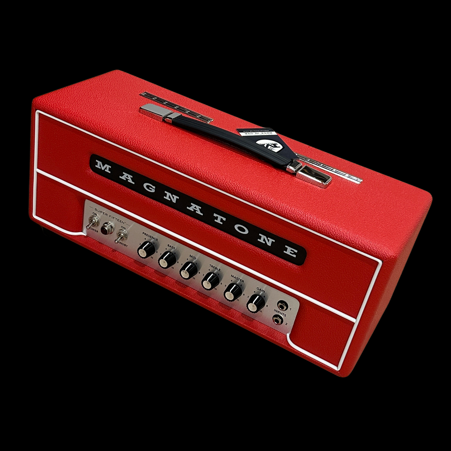 Limited Run Magnatone Custom Super Fifteen 15-Watt Guitar Amp Head 2024 - Red
