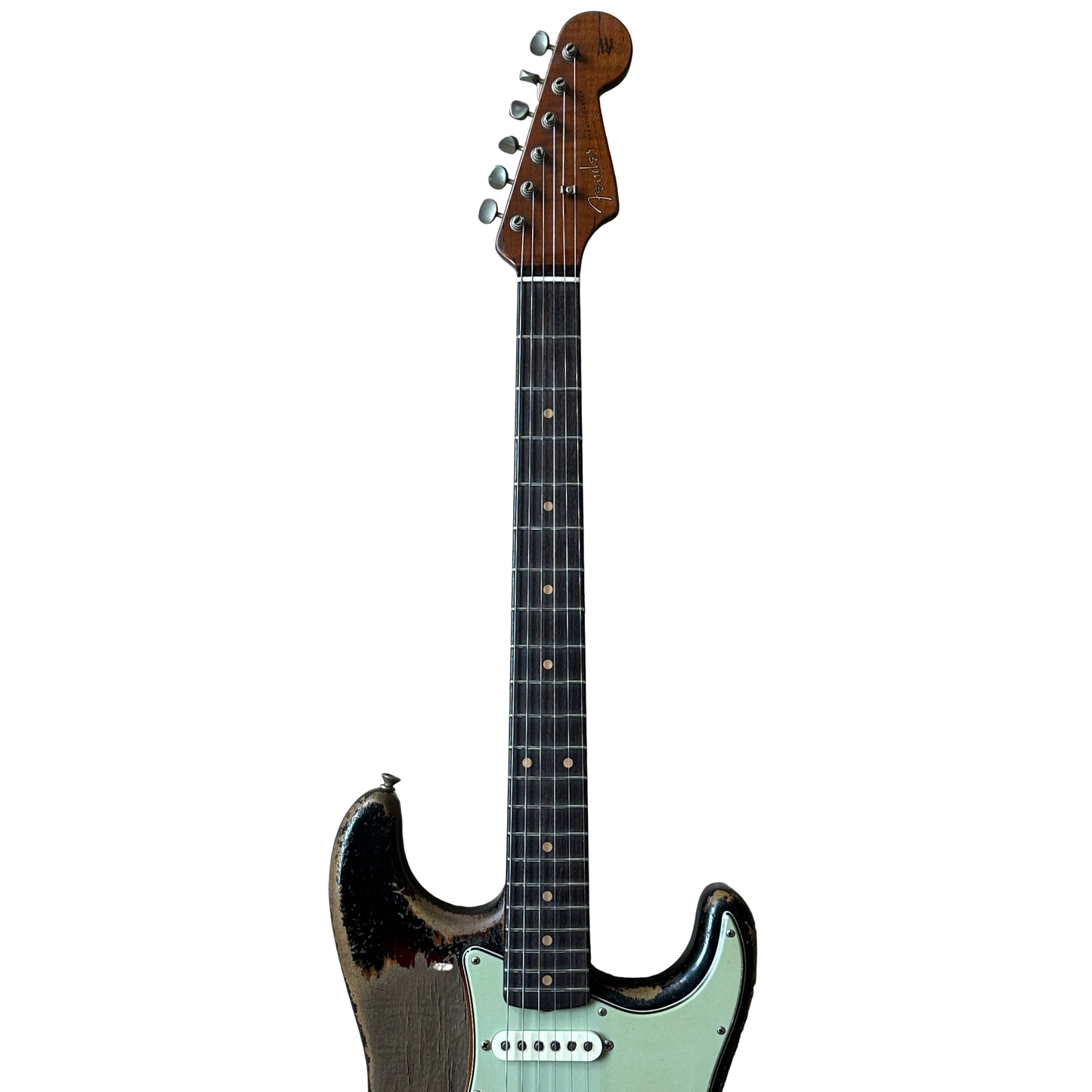Fender Custom Shop Masterbuilt Dale Wilson '60s Roasted Stratocaster Heavy Relic Electric Guitar Faded Chocolate 3-Color Sunburst