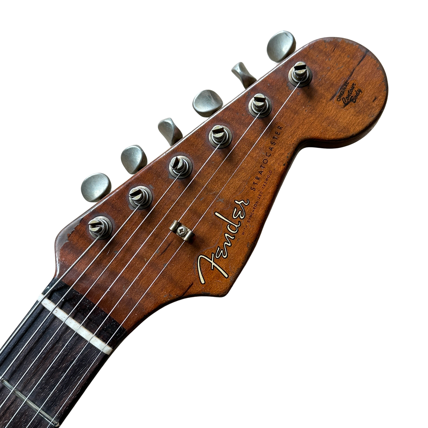 Fender Custom Shop Masterbuilt Dale Wilson '60s Roasted Stratocaster Heavy Relic Electric Guitar Faded Chocolate 3-Color Sunburst