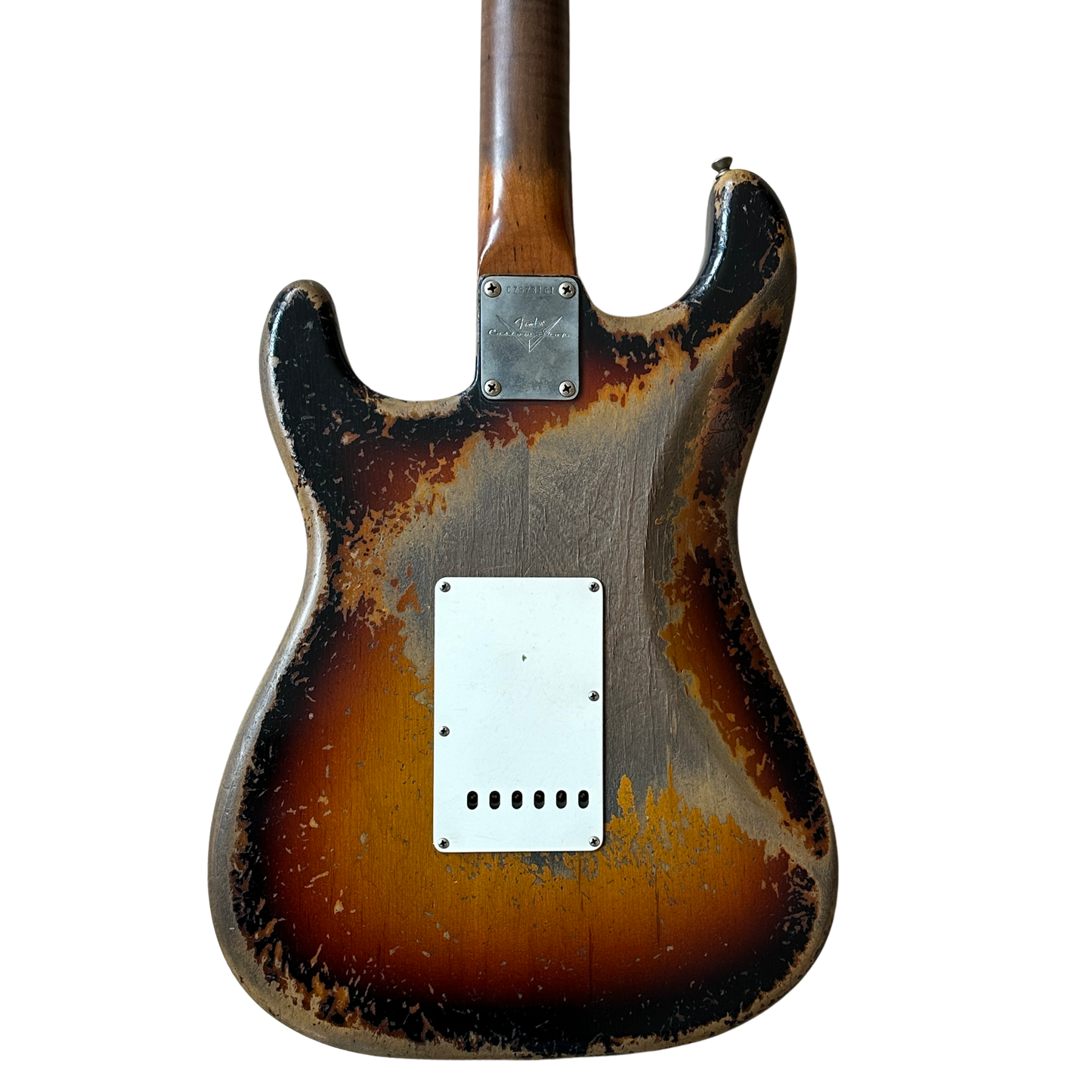 Fender Custom Shop Masterbuilt Dale Wilson '60s Roasted Stratocaster Heavy Relic Electric Guitar Faded Chocolate 3-Color Sunburst