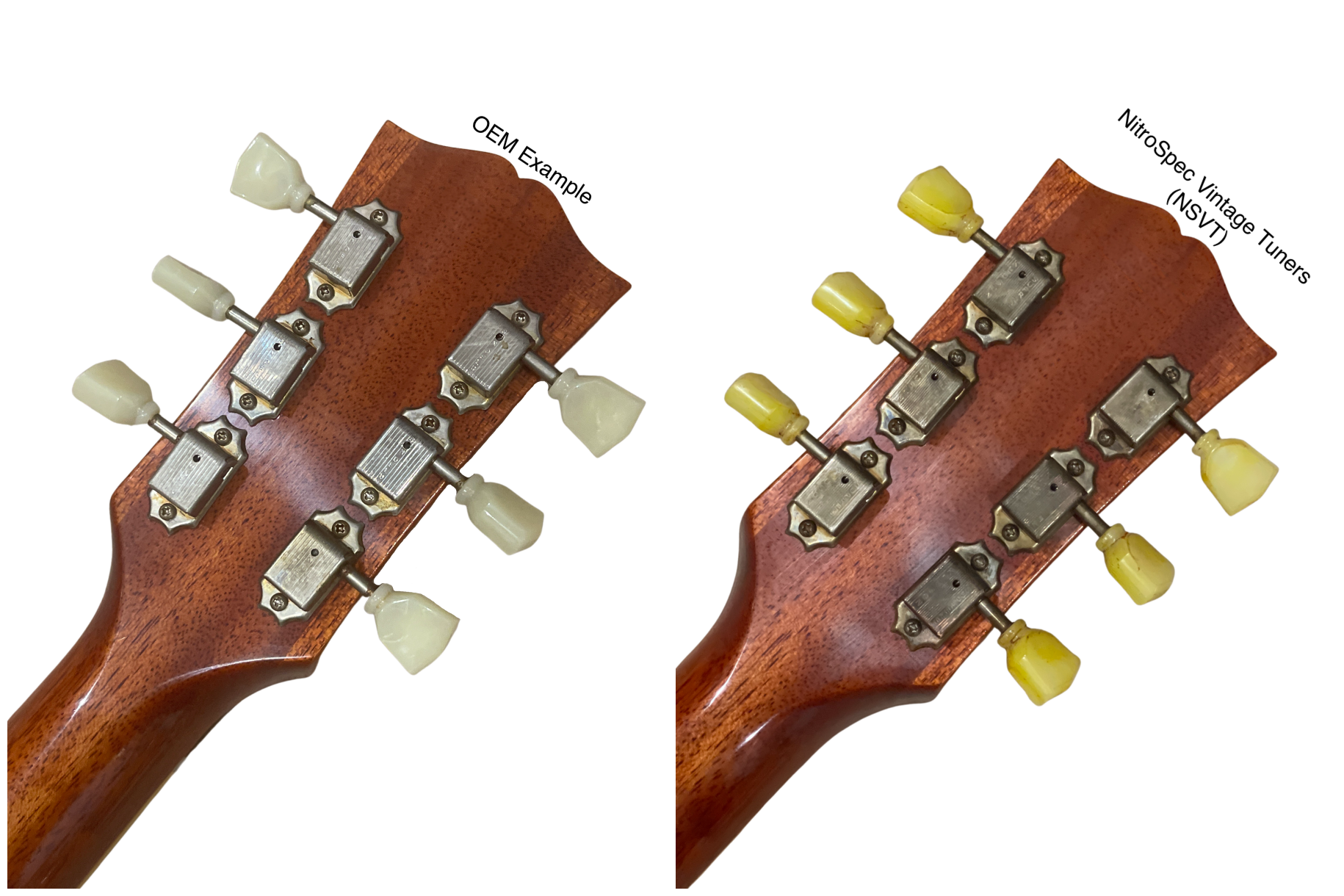 NitroSpec Vintage Aged Tuners 3 3 Les Paul Tuning Machine Heads