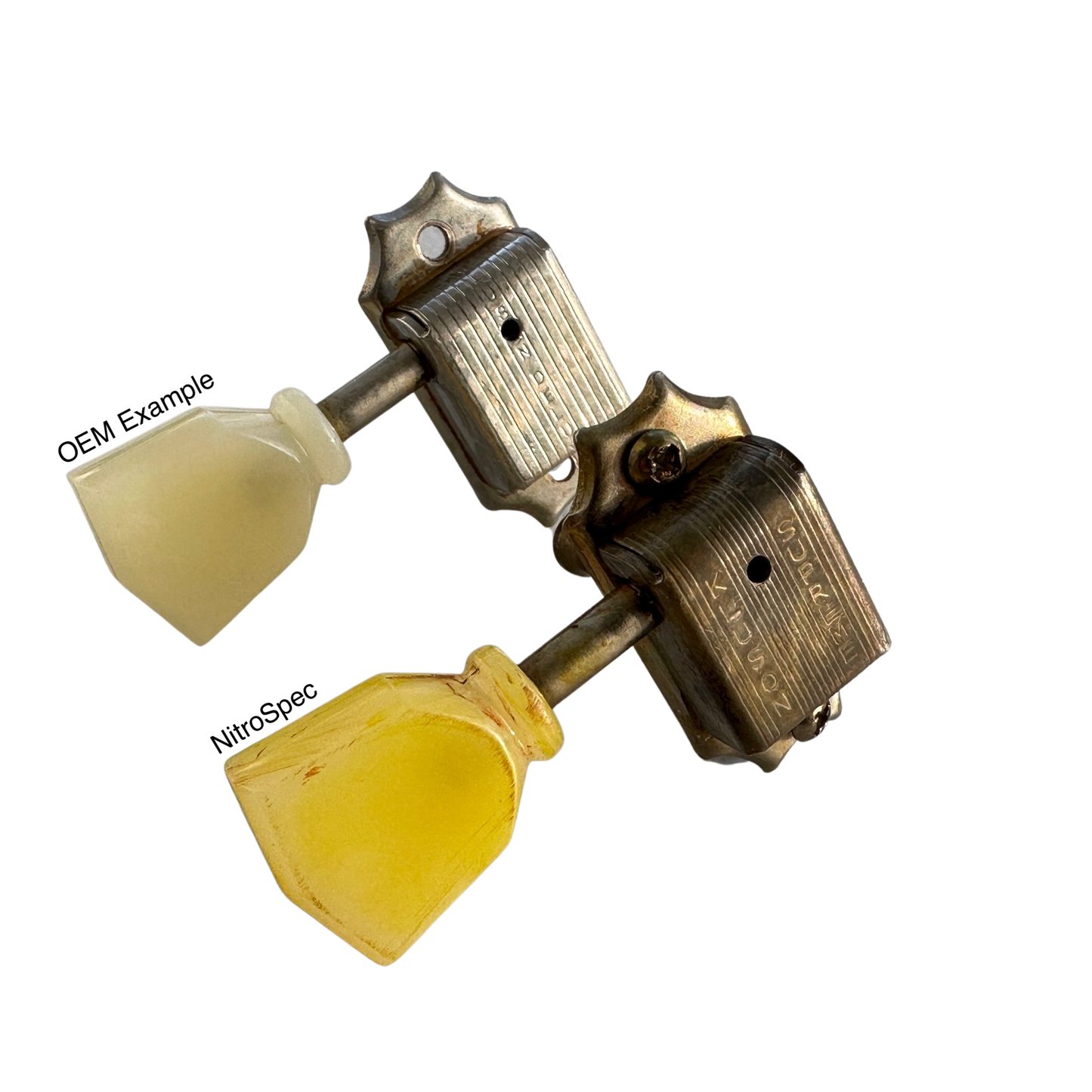 NitroSpec Vintage Aged Tuners 3 + 3 (Les Paul Tuning Machine Heads)