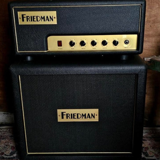 Scala Owned & Signed Friedman Handwired PT-20 "Pink Taco" 20-Watt Guitar Amp Head and PT-112 Cab Bundle - Used Mint