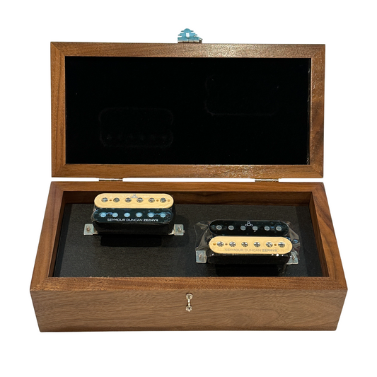Seymour Duncan ZS-1s Zephyr Silver Humbucker Pickup Set Zebra (Neck 7.5K; Bridge 8.1K)