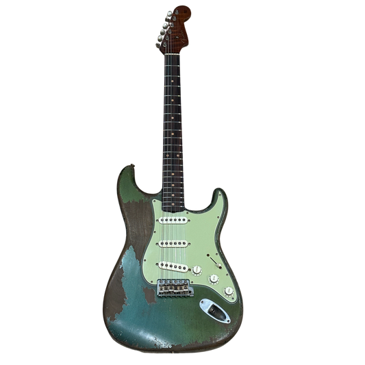 Fender Custom Shop Masterbuilt Dale Wilson '60s Roasted Stratocaster Heavy Relic Electric Guitar Sherwood Green
