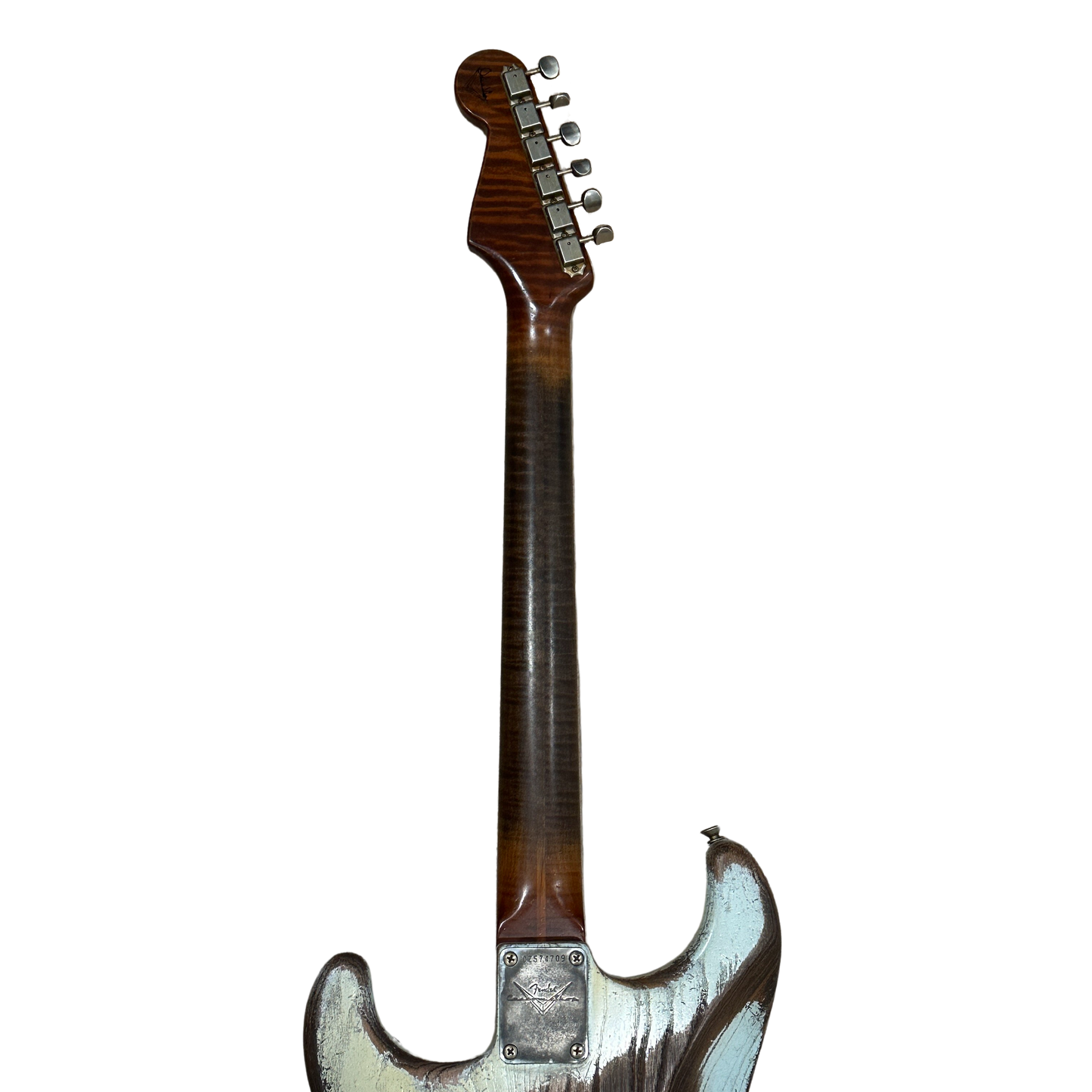 Fender Custom Shop Masterbuilt Dale Wilson '50s Roasted Stratocaster Heavy Relic Electric Guitar Sonic Blue