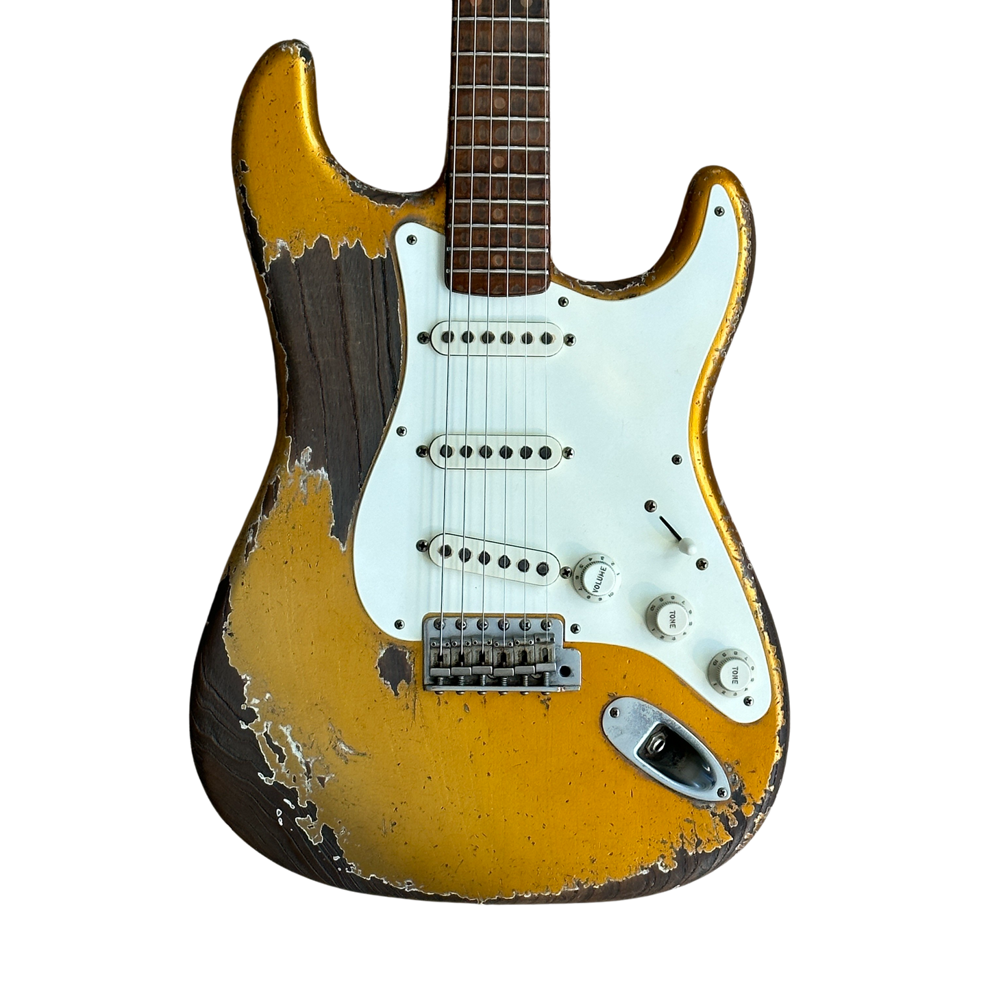 Fender Custom Shop Masterbuilt Dale Wilson '50s Roasted Stratocaster Heavy Relic Electric Guitar Aztec Gold