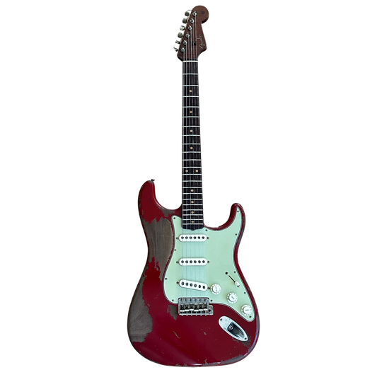 Fender Custom Shop Masterbuilt Dale Wilson '60s Roasted Stratocaster Heavy Relic Electric Guitar Dakota Red