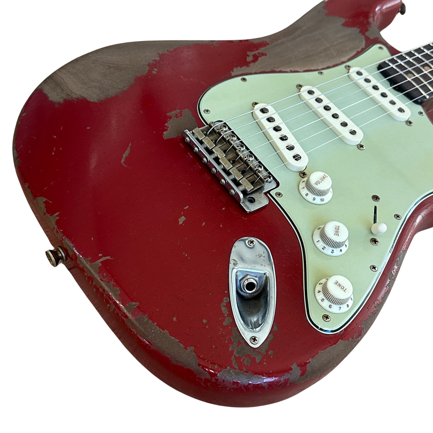 Fender Custom Shop Masterbuilt Dale Wilson '60s Roasted Stratocaster Heavy Relic Electric Guitar Dakota Red