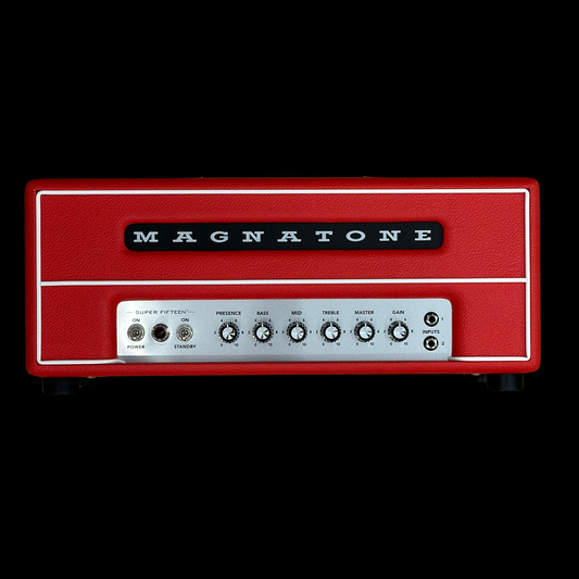 Limited Run Magnatone Custom Super Fifteen 15-Watt Guitar Amp Head 2024 - Red