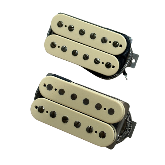 Leo Scala Custom Hand-wound “Retrophonic” PAF-style Pickups with Alnico 2 Magnets 2023 - Double Cream White
