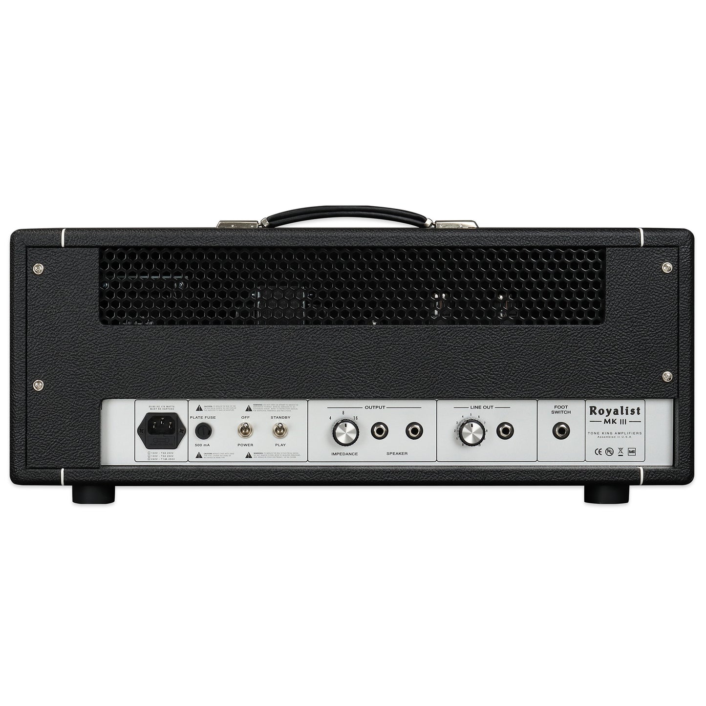 Tone King Royalist MKIII 40W Two-Channel All-Tube Head - Black