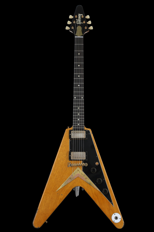 Limited Edition! Gibson Custom Shop Murphy Lab Joe Bonamassa Signature "Amos" '58 Flying V Brazilian Rosewood 2024 - Antique Natural