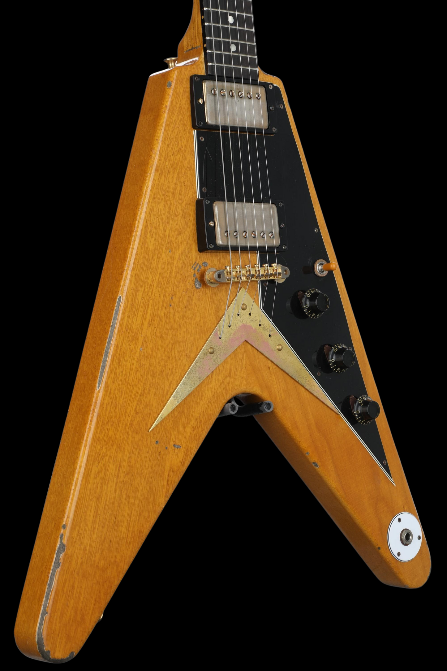 Limited Edition! Gibson Custom Shop Murphy Lab Joe Bonamassa Signature "Amos" '58 Flying V Brazilian Rosewood 2024 - Antique Natural