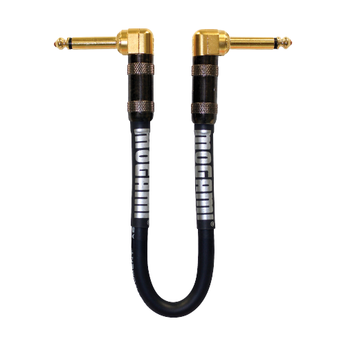 Mogami Platinum Guitar Patch Cable with Right Angle Connectors 11 in. Right Angle To Right Angle