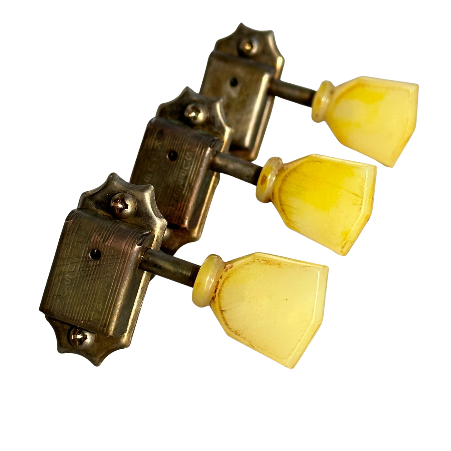 NitroSpec Vintage Aged Tuners 3 + 3 (Les Paul Tuning Machine Heads)