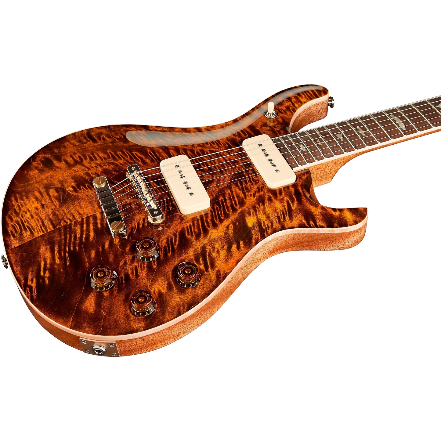 PRS Wood Library McCarty 594 Soapbar With Brazilian Rosewood Fretboard Yellow Tiger